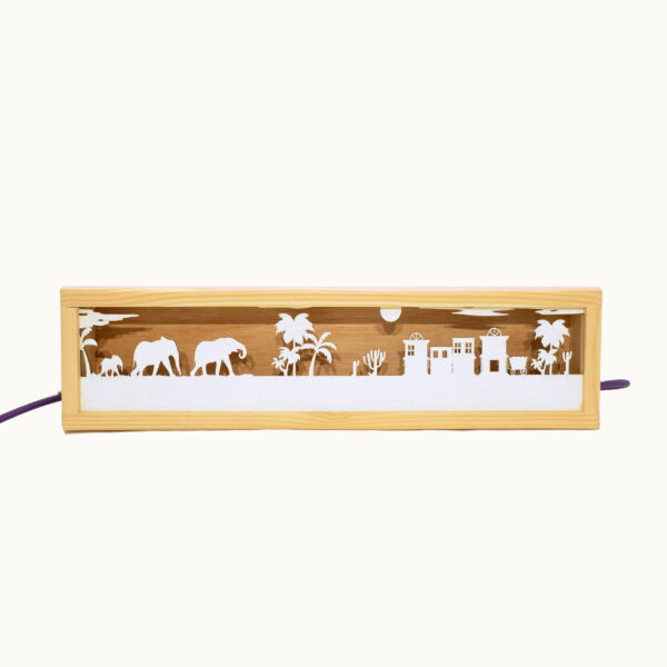 elephant family skyline